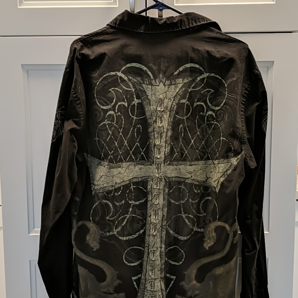 Men's Roar Shirt - Cross Stitch L/S - XL